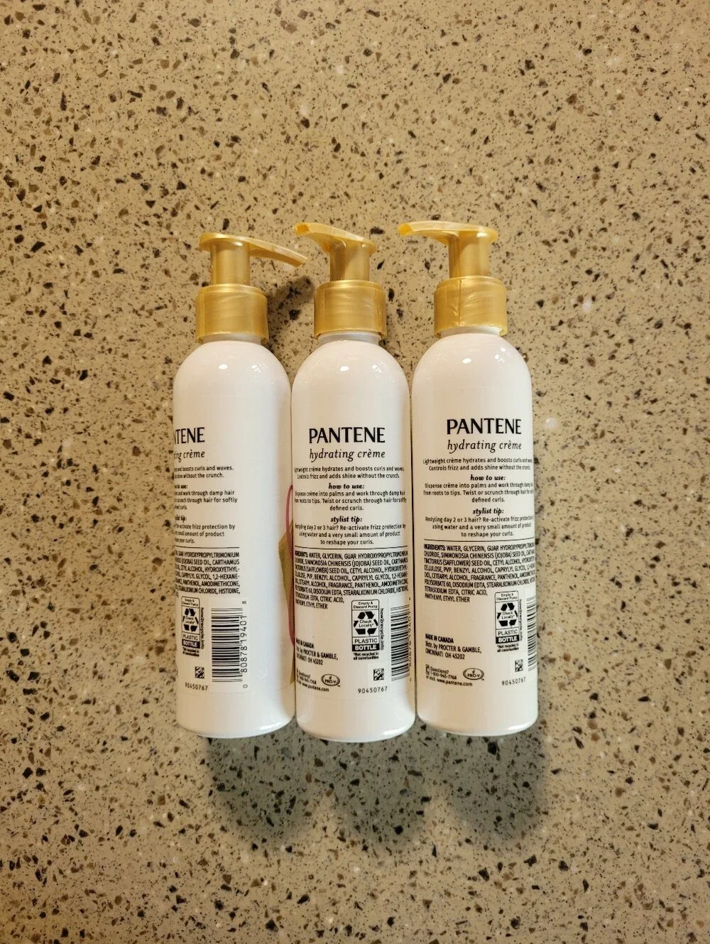 (3) Pantene Pro-V Wave & Curl Defining Hydrating Creme 5.7 oz Each Discontinued